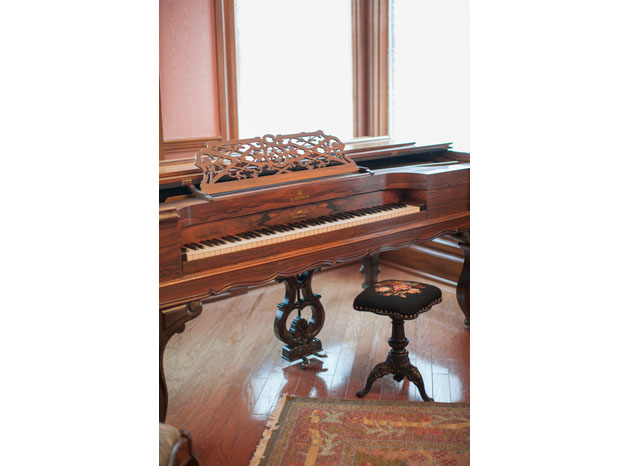 Rose Carved Piano